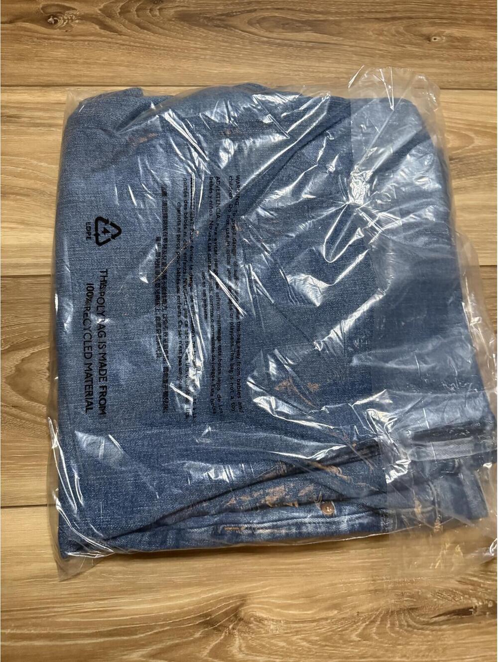 NWT! Madewell Raw Hem Kick Out Crop Plus Size Jeans in Cherryville Wash Size 26W - Picture 5 of 5